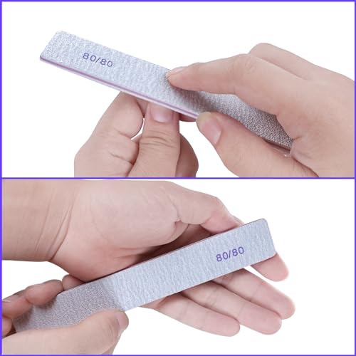 Lime à ongles 80/80 pour façonner vos extensions de capsules carrées grises - 3