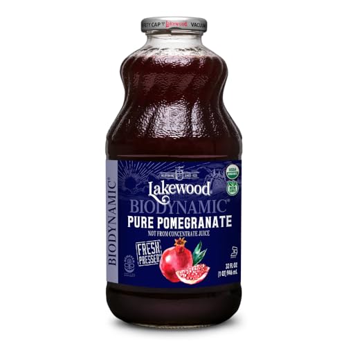 LAKEWOOD Organic Pomegranate Juice, 32 FZ