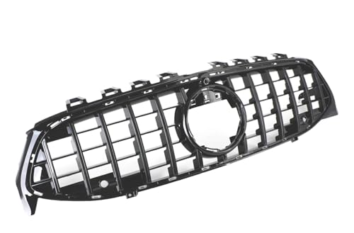 Delantera Grill Rejilla Delantera Negra Para Parachoques Delantero Para Benz Para CLA-CLASS W118 C118 2020-2024 Para GTR Rejilla Frontal