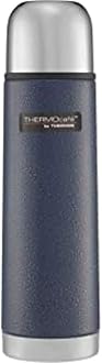 Thermos Stainless Steel Flask, 1 l, Hammertone Blue