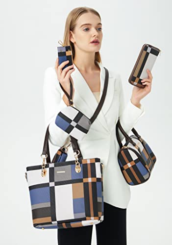 2E-youth Designer Purses and Handbags for Women Satchel Shoulder Bag Tote Top Handle Bag - Image 7