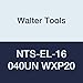 Walter Tools NTS-EL-16 040UN WXP20 Carbide NTS Threading Inserts, External Thread, Full Profile, American UN 60 Degree (Pack of 10)