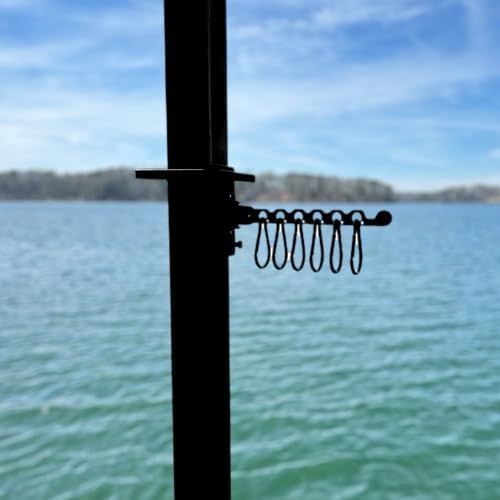 Miniatura 8 de Soporte para chaleco salvavidas de alta resistencia, organizador plegable para PFD y flotadores, resistente a los rayos UV, sin taladro, fácil de