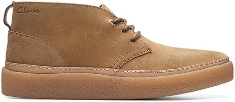 Clarks Men's Oakpark Mid Chukka Boot, Dark Sand Suede, 10 | Image 1