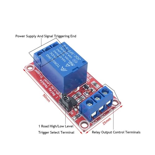 Module relais 12V déclenchement haut bas pour isolation galvanique - 6