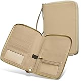 [Ganve] おくすり手帳ケース 母子手帳ケース 人気 丈夫 保険証 お薬手帳 診察券ケース 大容量 （カード収納9枚） リストストラップ付き 出産 病院用 高齢者 通院 障害者手帳が入る 合成革 定期入れ 可愛い ID IC パス カードケース 日本製 おしゃれ レディース メンズ 旅行 パスポートケース マルチケース 家計管理 アプリコット