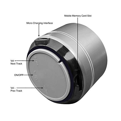 Image of Hitage BS-756 Mini Bluetooth Speaker (Silver)