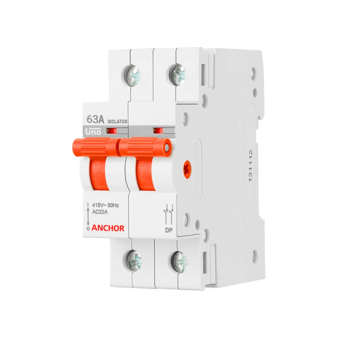 Anchor Panasonic UNO Isolator - 63A Dual Pole -2 Anchor Panasonic UNO Isolator - 63A Dual Pole -2