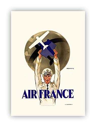Air France Dransy 1933 poster rétro pour sublimer votre bureau