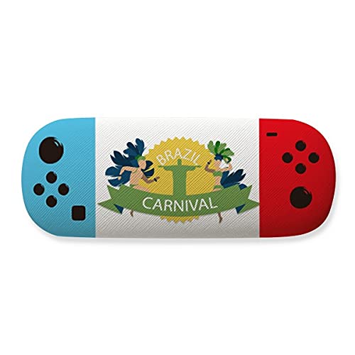 Étui de rangement pour lunettes de jeu créatif motif Carnaval du Brésil