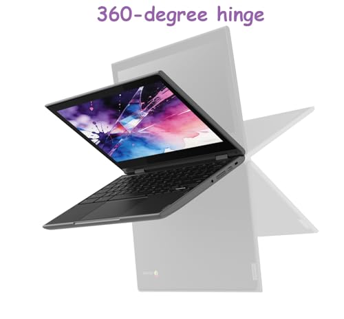 Image of Lenovo 300E Chromebook Gen 2 Touchscreen Laptop (Renewed) | 11.6'' 2-in-1 Notebook for Student Education, 4GB RAM, 32GB SSD, Celeron N4020(1.1GHz-2.8GHz), Japanese Keyboard, Chrome OS