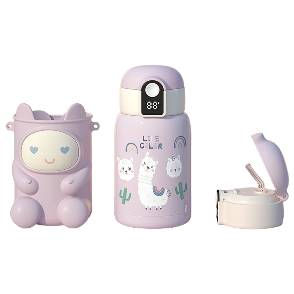 Juego de vasos de silicona y polipropileno de acero inoxidable, regalo para niños y adultos, para uso escolar y oficina