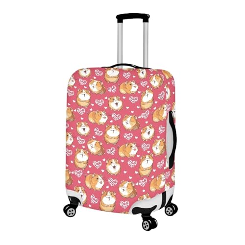 Cute Guinea Pigs Print Suitcase Protective Cover,Suitcase Covers for Boys Girls,24Inch Luggage Cover,Travel Luggage Cover for Girls,Cover for Suitcase2