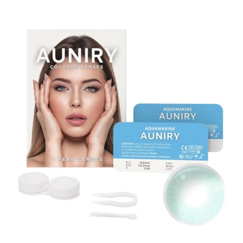 AUNIRY Lenti a Contatto Colorate Azzure Naturali 