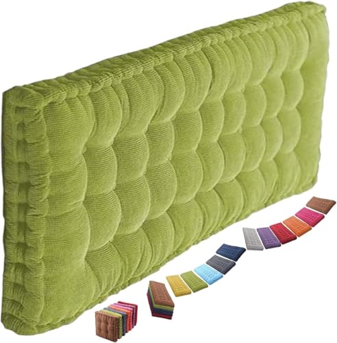 Coussin Banquette Extérieur 8-10cm Épais Confortable Non-Slip Jardin Coussin de Banc pour Extérieur en 120x60 100x40 140x40cm Matelas pour Canapé Sol...