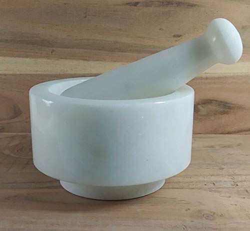 A ONE DESIGN Mortar & Pestle Sets Natural White Stone Grinder for Spices,Seasoning,Pastas & Guacamola (B07W7WKS5K) Amazon Price History, Amazon Price Tracker
