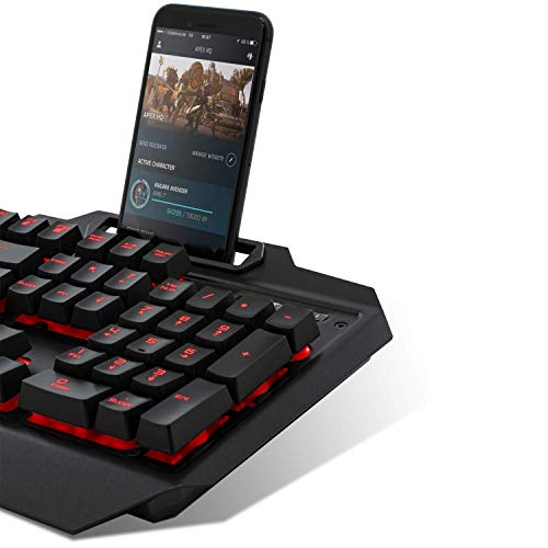 Teclado Spirit Of Gamer Elite-K40 RGB negro soluciona la falta de visibilidad al jugar 2