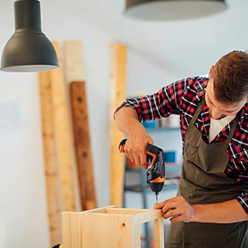 TACKLIFE Electric Screwdriver, 3.6V MAX Cordless Screwdriver, 2.0Ah Li-ion with Battery Indicator, 31 Free Accessories, USB Rechargeable, Lightweight and Easy for Small Home Projects-SDP50DC