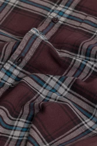Image of SNITCH Brown Checks Cotton Shirt