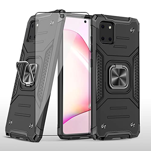 Funda Samsung Galaxy A81 KMKJ negro protector de gel silicona TPU antiarañazos