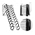 12FT Attic Ladder Pull Down System, 12-Step 660LBS Al-Mg Alloy Collapsible Ladder Pull Down Attic Ladder, Wall-Mounted Folding Stairs for Attic Retractable Attic Stairs with Armrests