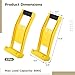 2-Piece Non-Slip Drywall Carrier Tool, 80Kg Load Capacity, Plastic Panel Lifting Handles