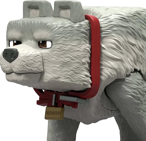 Mattel Minecraft Action Figure & Accessories Set, 3.25-inch Dennis The Wolf Posable Character Collectible Inspired by A Minecraft Movie - image 6