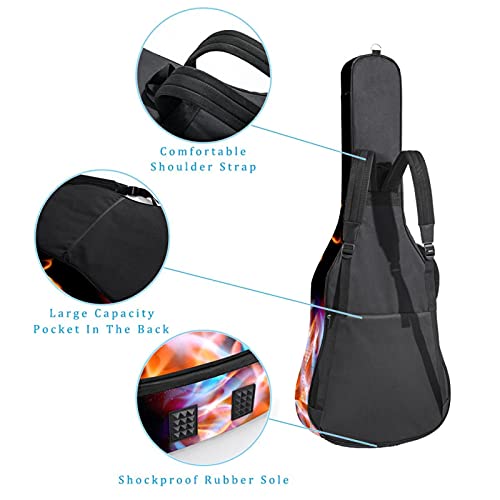 Housse guitare acoustique imperméable avec fermeture éclair robuste - 3