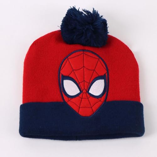 Set de invierno de Spiderman el regalo infantil ideal con bufanda y gorro 2