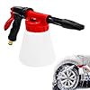 HEKOBAG Snow Foam Gun Sprayer,1000ML Car Wash Foams Cannon Adjustable Long Guns Use Hose Sprayer High Pressure Cleaning Spray Gun Universal Garden Hose Foam Sprayers for Home Garden Wash Car