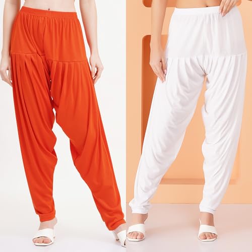 Image of Buy That Trendz Patiala Salwar for Women Relaxed Fit Viscose Patiyala Salwar Harem Bottom Pants