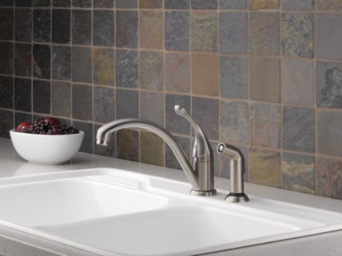 DELTA FAUCET 441-SS-DST, 3.00 x 12.80 x 21.80 inches, Stainless