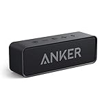 Anker Soundcore Bluetooth Speaker Upgraded Version with 24H Playtime, IPX5 Waterproof, Stereo Sound, 66ft Bluetooth Range, Built-In Mic, Portable Wireless Speaker for iPhone Samsung