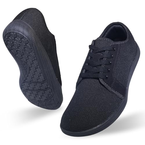 Men's Wide Toe Box Casual Shoes Barefoot Sneakers Wide Width | Zero Drop Sole | Resistant Slip and Breathable Walking Shoes for Men2