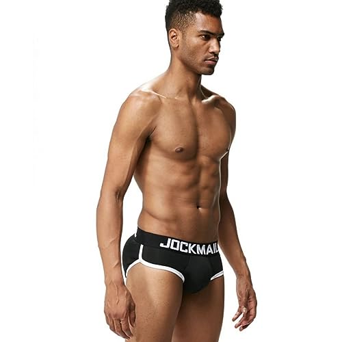 JOCKMAIL Mens Padded Boxers Soft Cotton Enhancing Buttocks Male Sponge Padding Underpants4