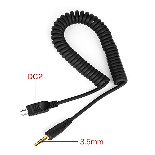 Pixel J3.5-30/DC2 Camera Shutter Connecting Cable for Nikon DSLR D7200/D5500/D3300/D750/D610/Df, Coolpix Camera (CL-DC2)