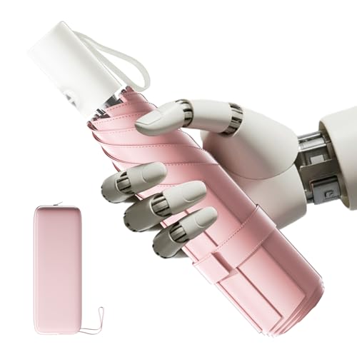 Automatic Mini Travel Windproof Folding Umbrella - UV Protection,...