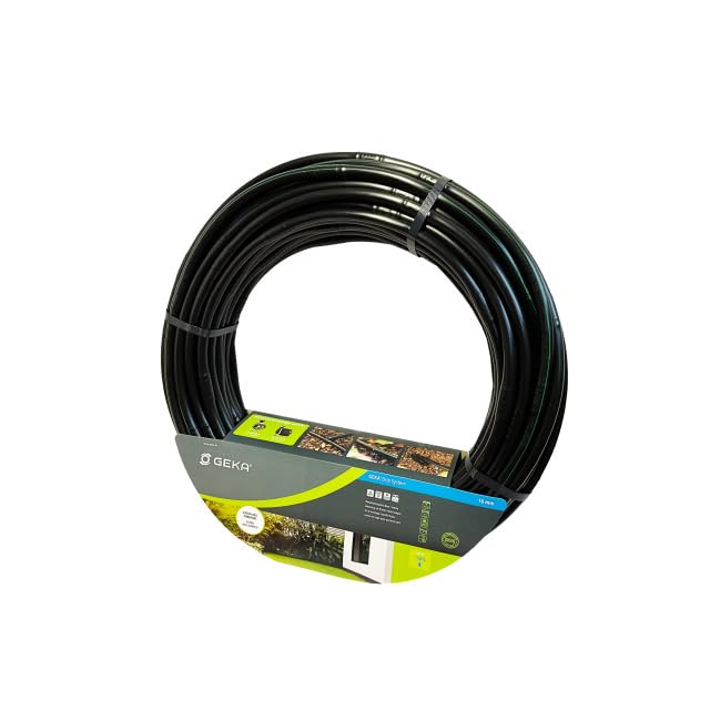 GEKA Drip Set Bewässerung (Wassersparenden Bewässerung für Hecken/Beete) 17.0120.9, Schwarz