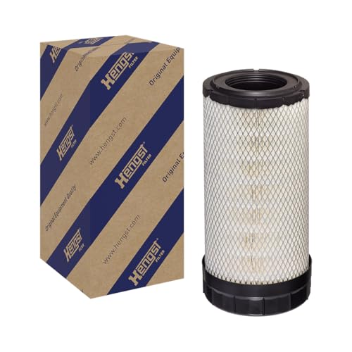 Cartouche filtrante HENGST FILTER E1563L avec filtre à air du moteur à haute capacité de rétention