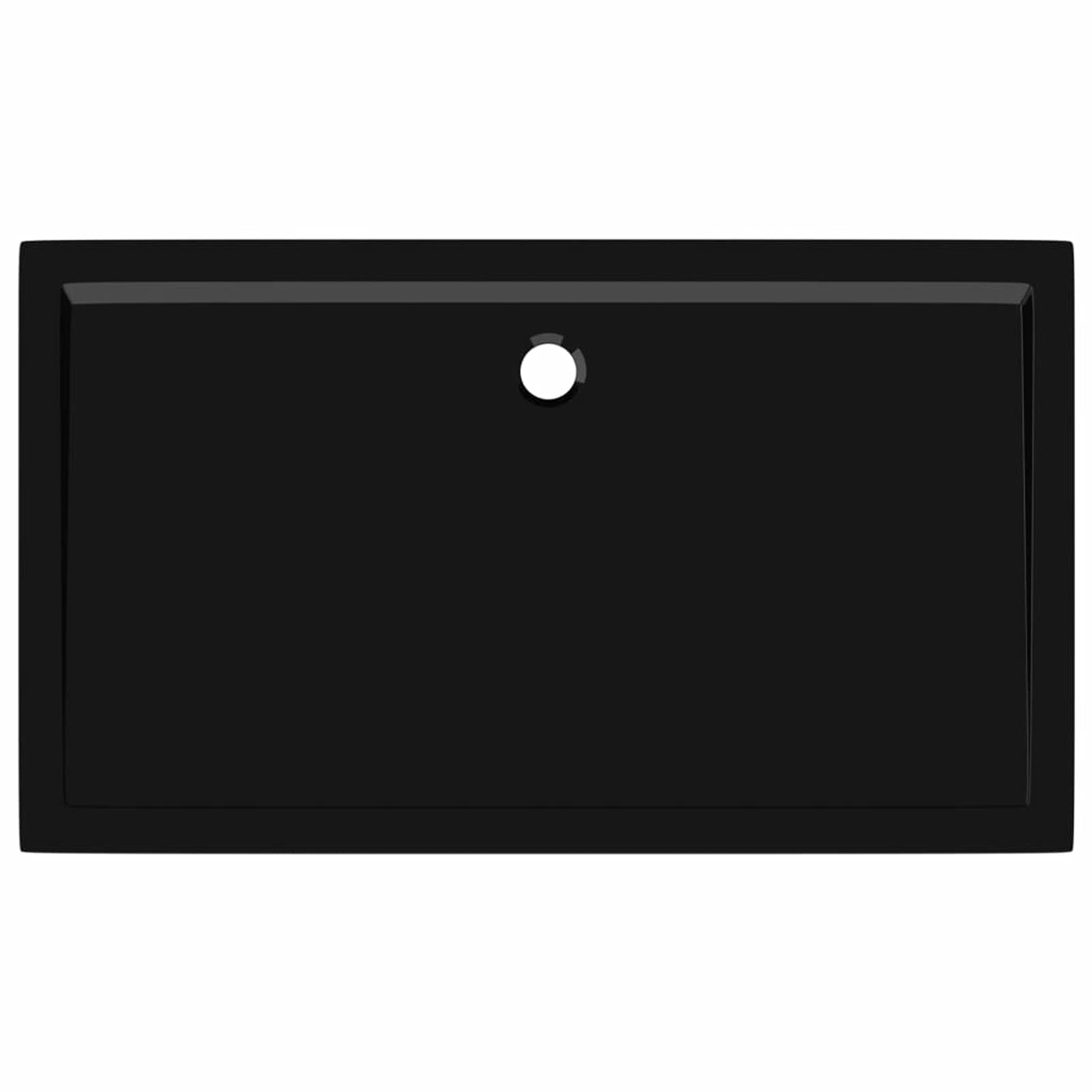 ARKEM Plato de Ducha Rectangular Negro ABS 70x120 cm Mamparas De Ducha