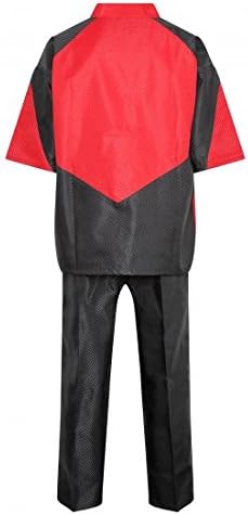 Playwell Elite Freestyle V-Neck Team Uniform - Black/Red