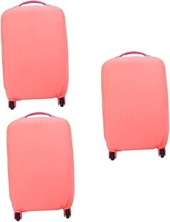 3 Pçs Bolsa De Terno Cobre Capa De Mala De Pano Protetor De Bagagem Elástico Protetor De Mala De Viagem Protetor De Mala De Viagem Capa De Bagagem Protetor De Bagagem