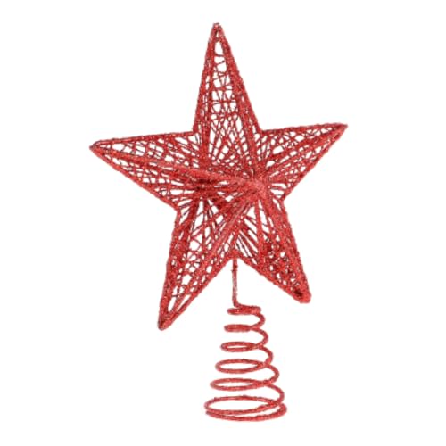 Cabilock 1 Pieza de Hierro de Color Rosa para Decoración de Árboles Adorno Festivo de Treetop para Oficinas y Fiestas