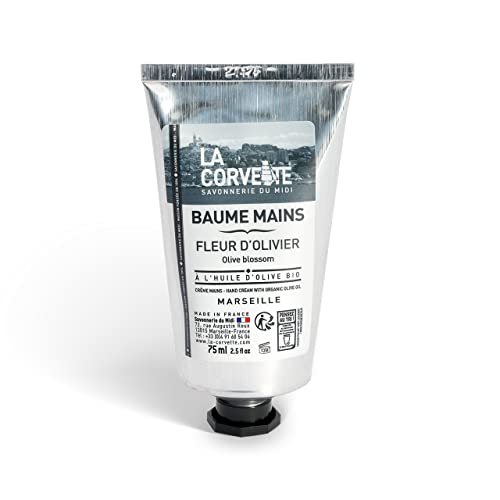 La Corvette Baume Mains Fleur d'Olivier à l'Huile d'Olive Bio 75 ml