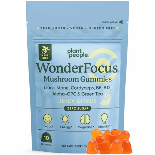 Plant People WonderFocus Mushroom Gummies