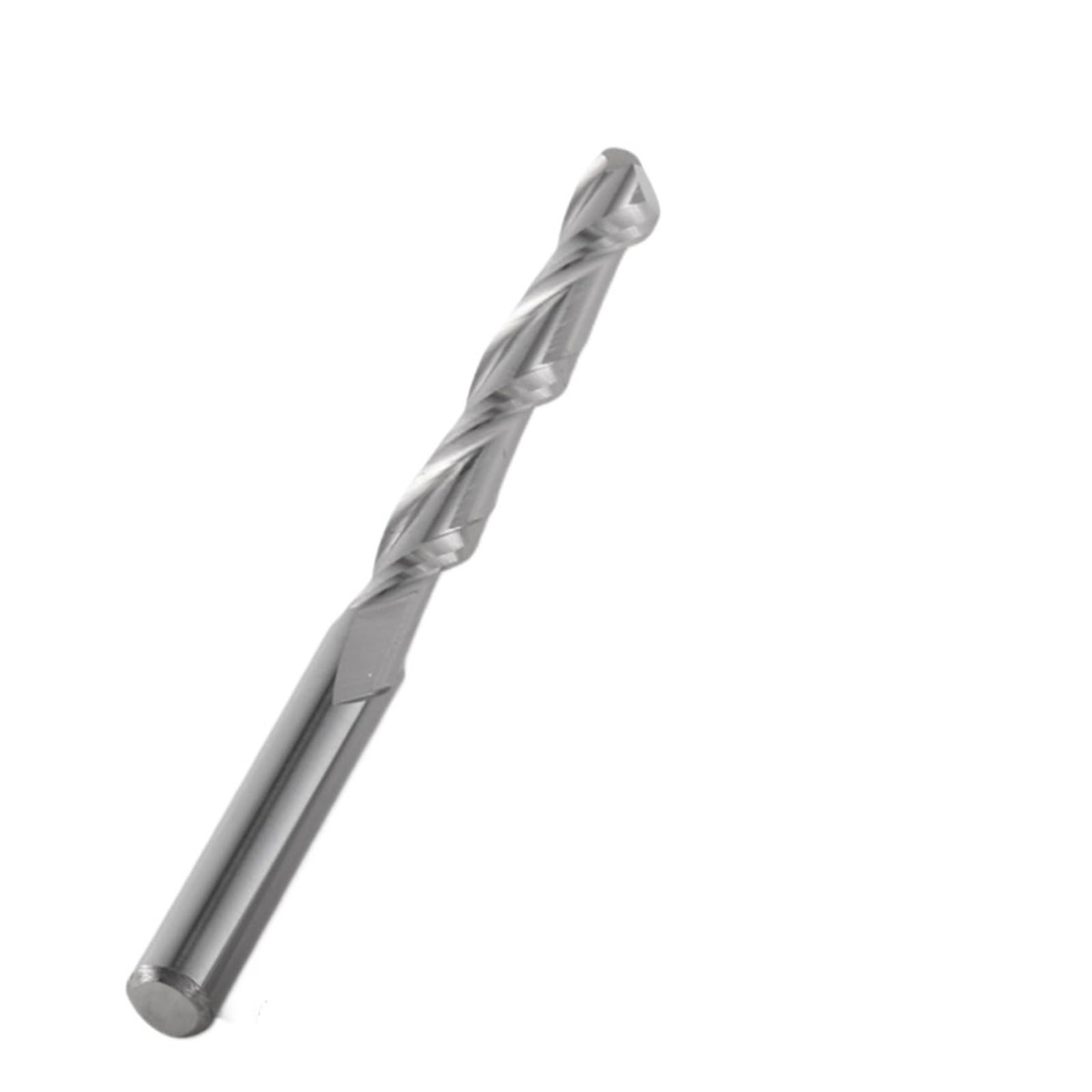 Fresas cnc punta esférica de 2 flautas 3.175x1.5x8 para grabado preciso pack de 10 unidades