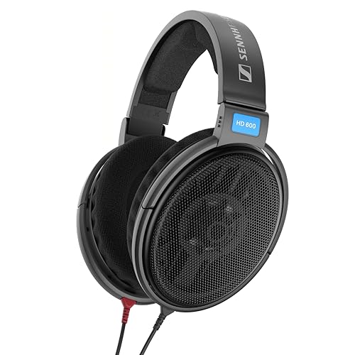 Sennheiser HD 600 - Casque Filaire Dynamique Audiophile et Casque Gaming à Dos Ouvert avec Scène Sonore Naturelle, Confort Haut de Gamme pour Amoureux de...