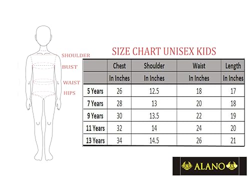Image of Alano Unisex-Child Wool Blend Comfortable and Stylish Hooded Full Sleeve Lightweight Sweatshirt
