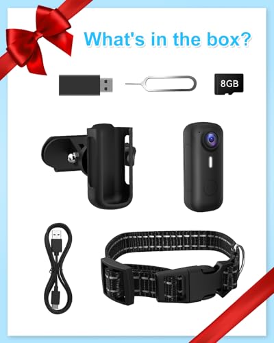 Cat Camera Collar with Phone APP & 1080P HD Video Record,XS-Size Pet POV Cam for Cats & Small Dogs,Mini Small Sports Video Cameras for Pets(Included 8GB SD Card),Pet Supplies Gift for Pet Owners - Image 8