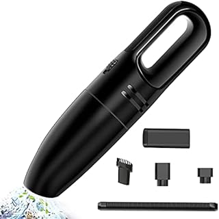WMLBK 120W 6000Pa Hand Held Car Vacuum Cleaner - Mini Car Wired Vacuum Cleaner - Powerful Suction Hand Held Vacuum Cleaner For Car,Home,Stair,Carpet (Black)